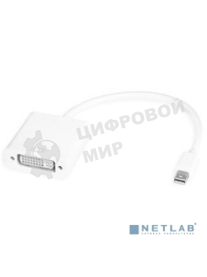 Адаптер-переходник Greenconnect Apple mini DisplayPort 20M > DVI 24+5F (GCR-MDP2DVI)