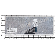 Клавиатура для ноутбука Lenovo IdeaPad U310 черная с серой рамкой