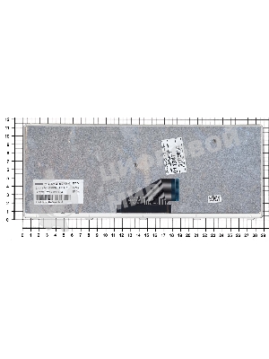 Клавиатура для ноутбука Lenovo IdeaPad U310 черная с серой рамкой