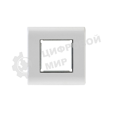 Панель лицевая Rexant 80х80 для модуля Mosaic, металлический суппорт