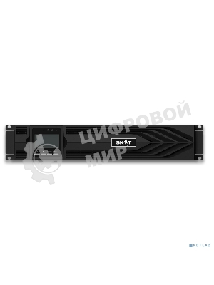Источник бесперебойного питания Бастион SKAT-UPS 3000-RACK-ON-6X9 P3 Online, синус, 3000ВА/3000 Вт, стойка/на пол, 2xSchuko+1xC19, встр. АКБ 72В (6x9 А·ч), SNMP/USB/RS-232/EPO, доп блок до 4 шт SKAT BC 72/18S3, МПТ (8772)