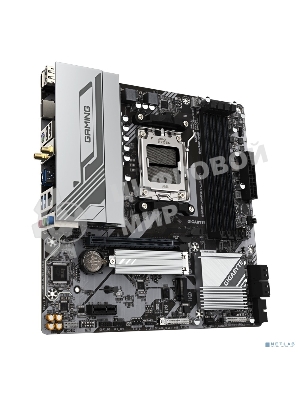 Материнская плата Gigabyte B650M GAMING PLUS WIFI, AM5, AMD B650, 4xDDR5, 4xSATA, 2xM.2, 1xPCIe 4.0 x16, 1xPCIe 3.0 x1, 2xDP, 1xHDMI, 1x2.5Gb LAN, Wi-Fi 6E, Bluetooth 5.3, 1xUSB-C 5Gbps, 5xUSB-A 5Gbps, 6xUSB-A 2.0, 3x3.5 мм, 7.1, mATX