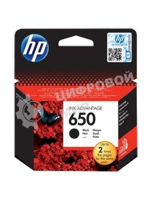 Картридж струйный HP 650 CZ101AE черный для HP DJ IA 2515