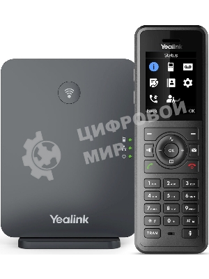 Телефон SIP Yealink W77P черный
