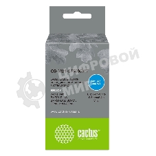 Картридж ленточный Cactus CS-M21-375595WT черный, 9.5мм, черный шрифт, белый фон, 6.4м для Brady BMP21-PLUS, BMP21-LAB