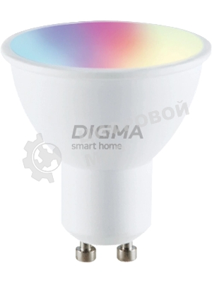 Умная лампа Digma DiLight L1 GU10 5Вт 400lm Wi-Fi (DLL1GU10)