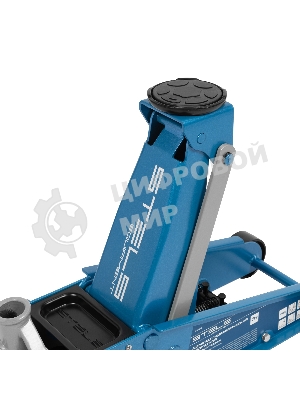 Домкрат гидравлический подкатной Stels 3 т, 120-450 мм, быстрый подъем, проф.