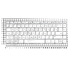 Клавиатура для ноутбука HP 14-bp000 белая