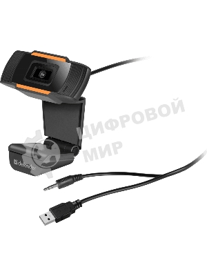 Веб-камера G-lens 2579 HD720p 1280x720, 30 кадр/с, USB Type-A, микрофон, автоосвещение, универсальное крепление