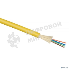 Кабель ВО Cabeus Tight Buffer, 4хОВ, OS2 G.652, LSZH, Ø 5мм, внутри зданий, желтый