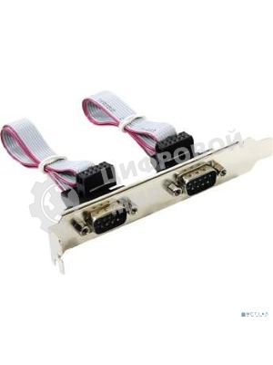 Планка портов в корпус 2xCOM DB9 Male, Orient C088 oem