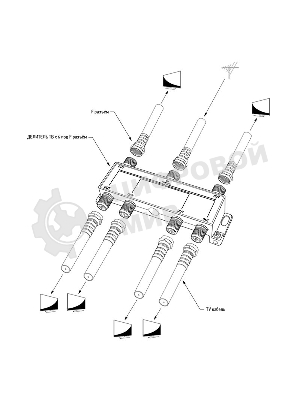 Делитель ТВ х 6 под F разъем 5-1000 МГц Rexant
