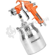 Краскораспылитель Patriot HVLP 1.8B 100л/мин соп.:1.8мм бак:1л