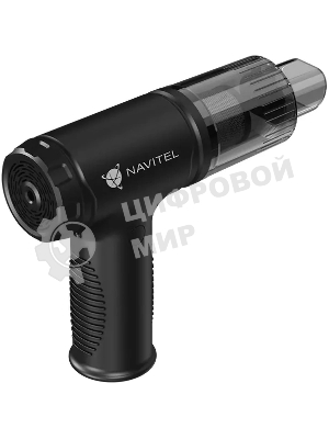 Пылесос автомобильный Navitel CL80 черный, 80/100 Вт, уборка сухая, пылесборник контейнер