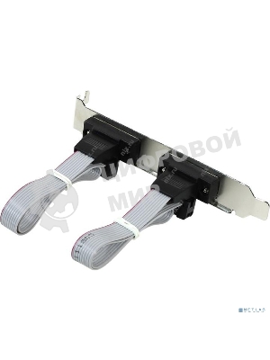 Планка портов в корпус 2xCOM DB9 Male, Orient C088 oem