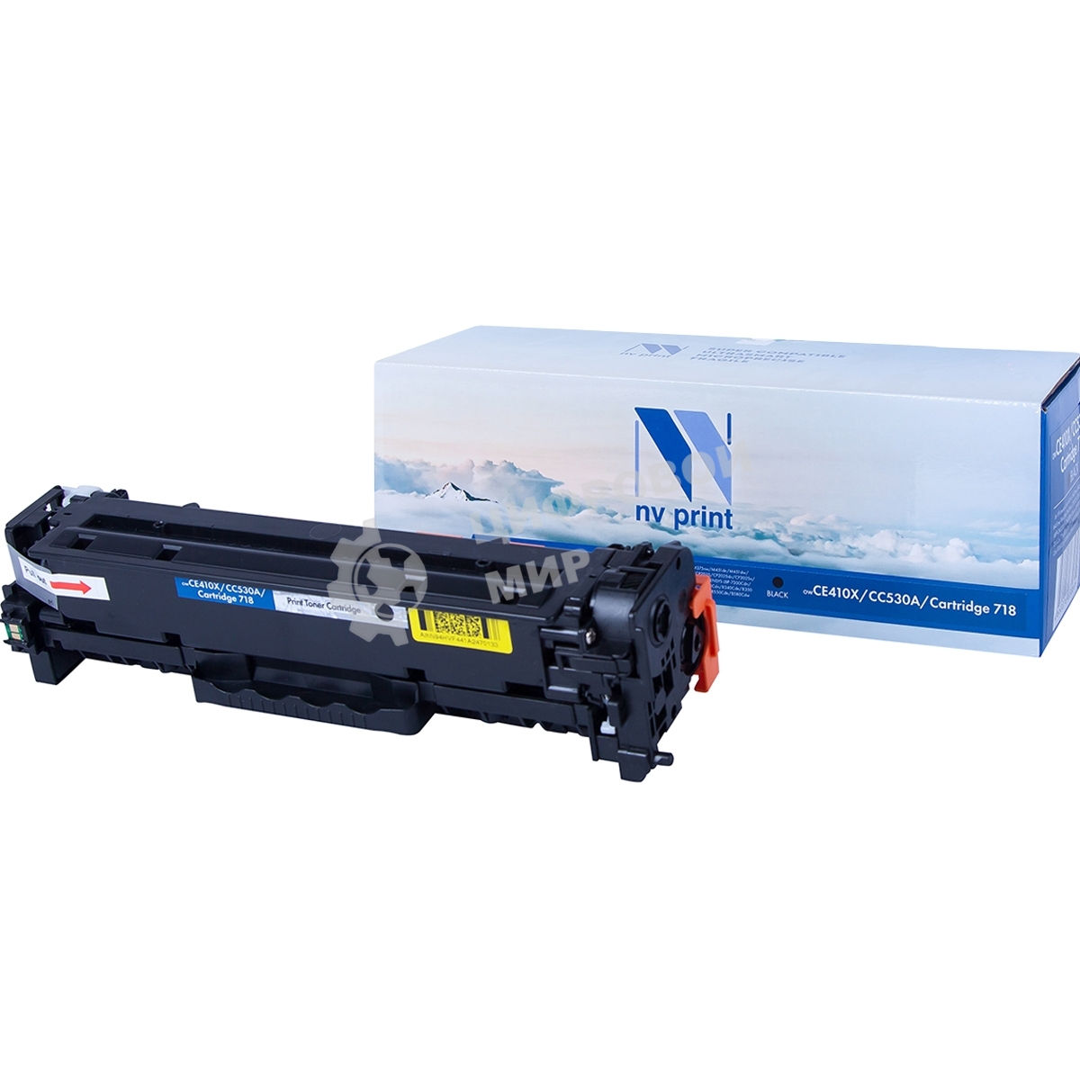 Картридж лазерный NVPrint совместимый HP CE410X/CC530A/Canon 718 Black для LaserJet Color M351a/M375nw/M451dn/M451dw/M451nw/M475dn/M475dw/CP2025/CP2025dn/CP2025n/MFP-CM2320fx/CM2320n/Canon i-SENSYS LBP-7200Cdn/7210Cdn/7660Cdn/7680Cх/MF8330Cdn/8340Cdn/8350Cdn/8360Cdn/8380Cdw/8540Cdn/8550Cdn/8580Cdw (4000k)
