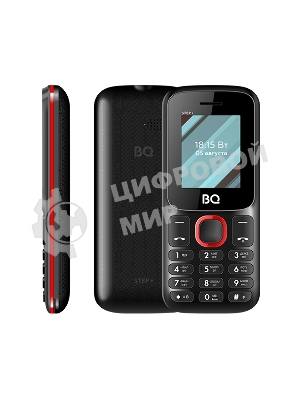 Мобильный телефон BQ 1848 Step+ черный/красный