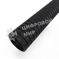 Труба гофрированная Rexant ПНД d16мм с протяжкой черный (уп. 100 м)