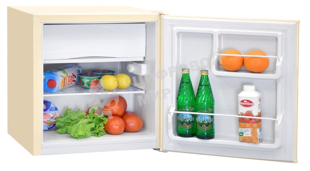 Холодильник Nordfrost NR 402 E бежевый однокамерный 44/11 л морозилка сверху