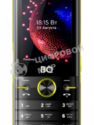 Мобильный телефон BQ 2842 Disco Boom желтый/черный