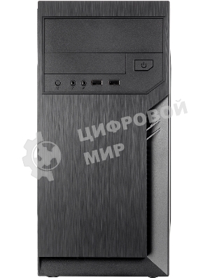 Компьютерный корпус с блоком питания 450Вт. Case Foxline FL-702, mATX, 1x5.25EXT, 1x3.5EXT, 2x3.5INT, 2xUSB 2.0, HDA, w/o FAN, w/450W ATX PSU, w/1.2m EU pwr cord