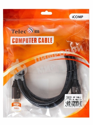 Кабель соединительный DP-DP 1.4V 8K@60Hz 2м, Telecom Pro <TCG750-2M>