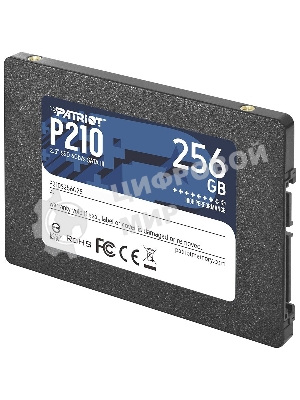 Накопитель SSD Patriot P210, 256Gb, SATA III, 2.5