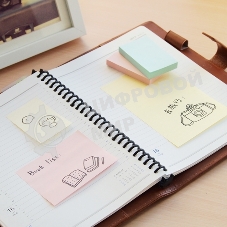 Блок самоклеящийся бумажный Stick`n 21008 76x101 мм, 100 листов, 70 г/м2, пастель, желтый