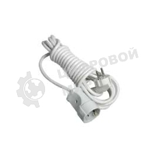 Удлинитель Makel 1 гн 3 м б/з бел.