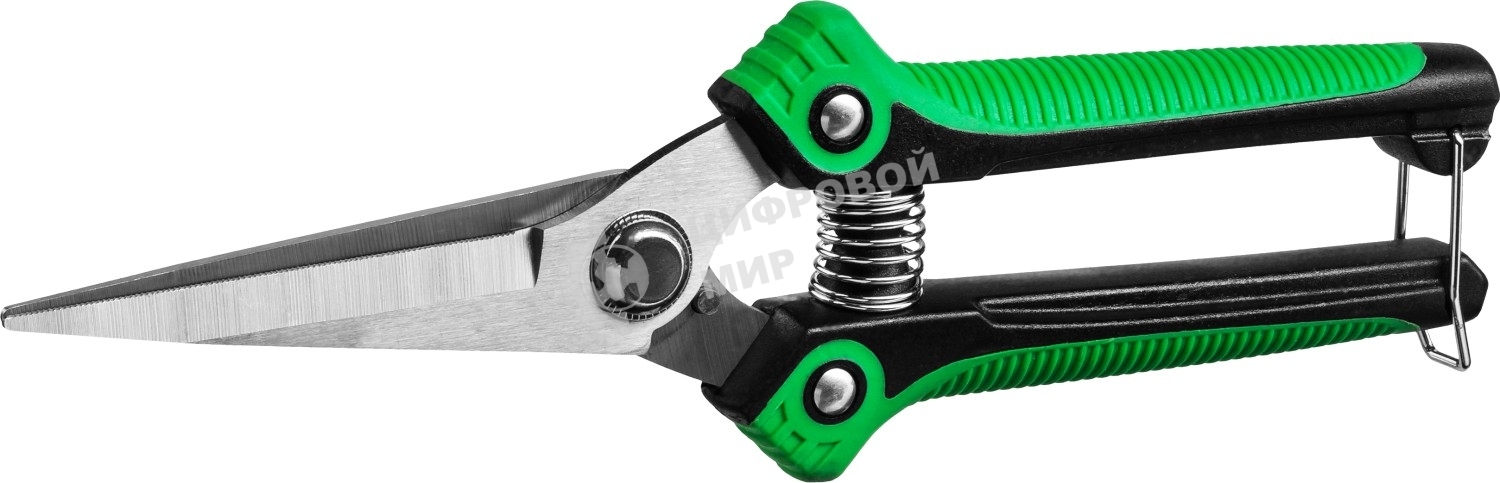 Ножницы садовые PC-80 с эргономичными пластиковыми рукоятками, 205 мм, РОСТОК