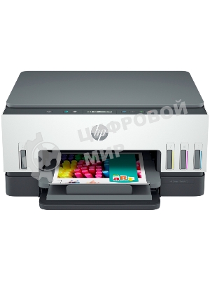 МФУ струйное HP Smart Tank 670, A4, цветной, печ. до 12 стр/мин., 4800x1200 dpi (печ.), 1200x1200 dpi (скан.), Bluetooth, USB Type-A, Wi-Fi