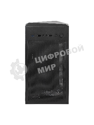 Компьютерный корпус Miditower ExeGate EVO-8225-NPX700 (ATX, БП 700NPX с вент. 12см, 2хUSB+1хUSB 3.0, черный, 2 вент. с RGb подсветкой и полоса на передней панели, боковая панель - закаленное стекло)