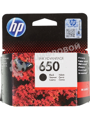 Картридж струйный HP 650 CZ101AE черный для HP DJ IA 2515