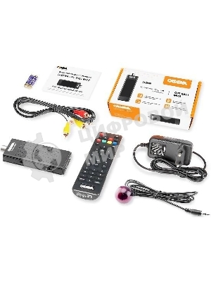 Приставка для цифрового ТВ Cadena CDT-2311 MINI черный, DVB-T2, DVB-T, HDMI, USB 2.0
