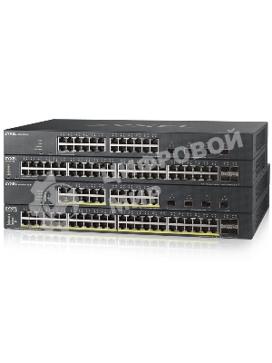 Коммутатор Hybrid Smart L2+ Switch Zyxel NebulaFlex XMG1930-30HP, rack 19
