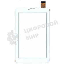 Сенсорное стекло (тачскрин) DP070177 белое
