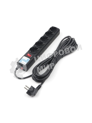 Сетевой фильтр Powercube SPG5-С3 3 м, 5 розеток, черный, коробка