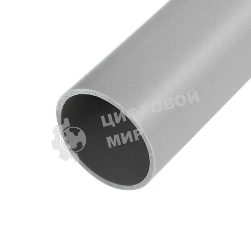Труба гладкая жесткая ПВХ Rexant ø 16 мм, 3-метровая серая (150 м/уп.)