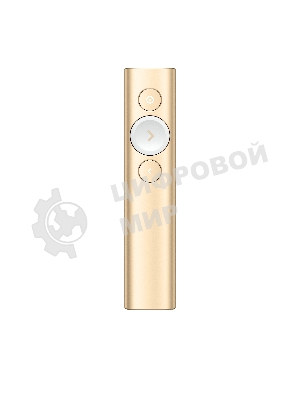 Презентер беспроводной Logitech Spotlight золотистый, радиоканал, USB, кнопки - 3