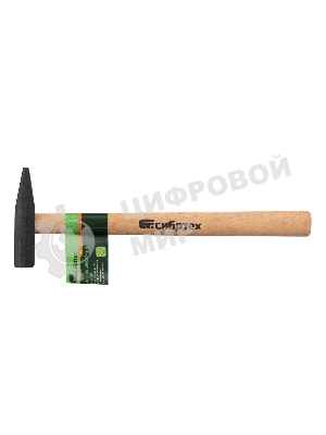 Молоток Сибртех 10211 слесарный, 200 г, квадратный боек, деревянная рукоятка