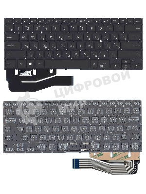 Клавиатура для ноутбука Asus VivoBook Flip 14 TP401N черная