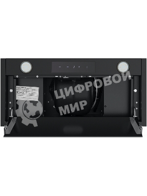 Вытяжка встраиваемая Maunfeld Fantasy Light 60 черная, 59.7 см, 800 куб. м/ч, 52 дБ