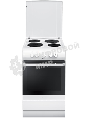 Плита электрическая Hansa FCEW53000 белый, конфорок 4 шт, духовка 68 л, 50 см x 85 см x 60 см