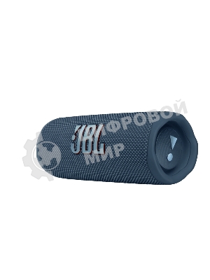 Портативная акустика JBL Flip 6 синий, Bluetooth 5.1, время воспроизведения 12 ч, емкость аккумулятора 4800 mAh, время заряда 2,5 ч, синий
