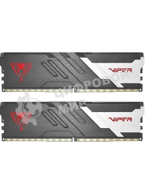 Оперативная память Patriot Viper Venom, DDR5, 32GB (2x16GB), 6800MHz, CL34, DIMM, с радиатором, черный