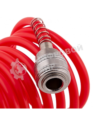Шланг спиральный Matrix воздушный, 15 м, с быстросъемными соединениями