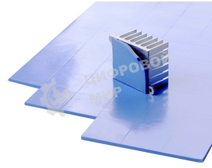 Термопрокладка 10мм x 10мм толщина 2 мм 100шт.