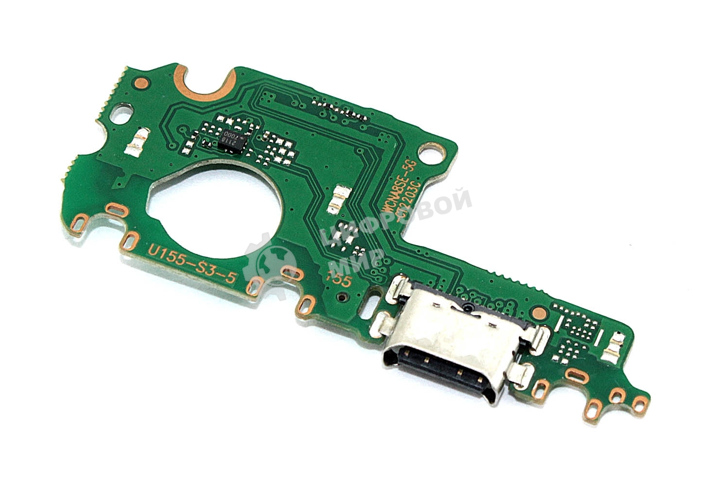 Нижняя плата с разъемом зарядки и микрофоном для Huawei Nova 8 SE