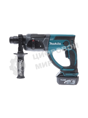 Перфоратор Makita DHR202RFE Перфоратор ак,SDS+, 18В,2х 3 Ач Li-ion,3реж,1.9Дж,0-4000у\м,3.5кг,чем,подсветка,совмест с 4 Ач Li-ion