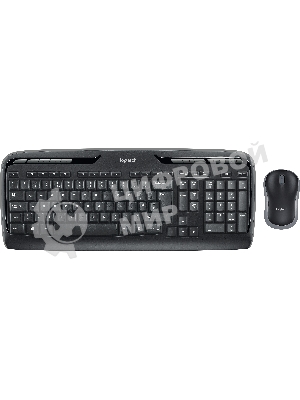 Комплект клавиатура + мышь Logitech MK330 клав:черный мышь:черный USB беспроводная Multimedia